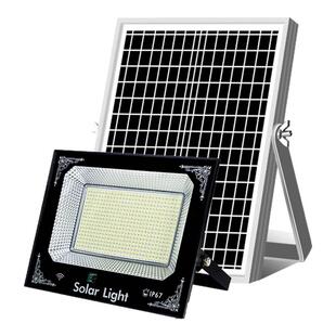 新款LED太阳能投光灯大功率户外别墅新农村道路太阳能户外灯