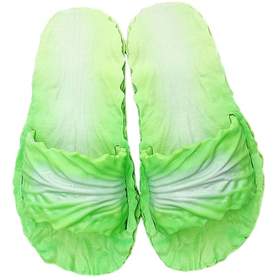 白菜拖鞋女夏室内创意可爱软底