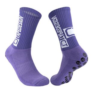 专业点胶防滑中筒足球袜子成人款毛巾底减震耐磨透气仿锦纶运动袜