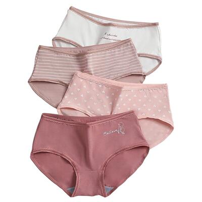 红豆夏季抗菌可爱优雅风女士内裤