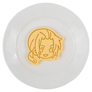 黑塔利亚卡通饼干模具王耀伊万曲奇DIY咖啡渣香牌按压式烘焙工具