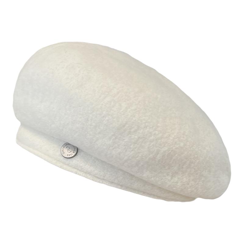 2025年秋冬季新款羊毛呢贝雷帽子女气质优雅大头围显脸小画家帽潮