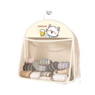 装衣裤收纳挂袋内衣裤衣柜分类整理壁挂式神器置物袋悬挂墙网兜