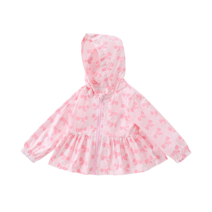 女童防晒衣夏季薄款女孩宝宝皮肤衣儿童外穿上衣透气空调服外套新