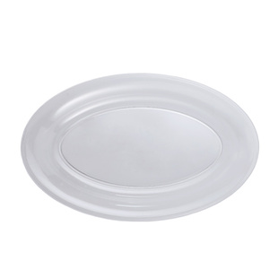 一次性硬质塑料鱼盘装菜盘子火锅烧烤聚会酒席餐碟盘菜碗水果家用