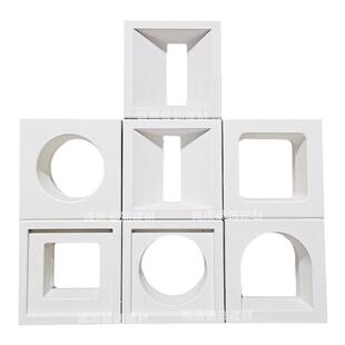 双面水泥空心砖镂空户外隔断艺术砖室内装饰石膏发泡陶瓷空心砖