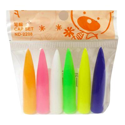 儿童笔帽铅笔套安全短塑料美术