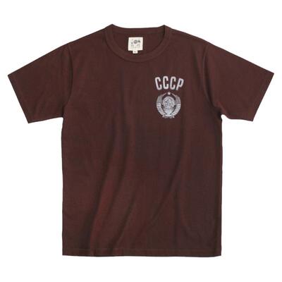 十贰码苏联Cccp复古针织短袖T恤