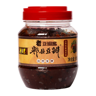 三年陈酿郫县豆瓣酱传统无油老豆瓣酱500克小瓶装四川辣椒酱调料