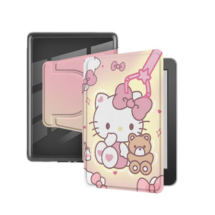 适用Kindle磁吸分离Paperwhite电纸书kpw1凯蒂猫2卡通可爱3透明壳4/5第11/12代658青春版958电子书保护套搞怪