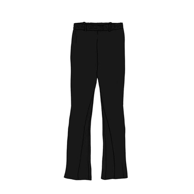 leaky2021fw微喇直筒休闲长裤