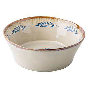 〖巷子尾推荐〗中古风7英寸敞口菜碗陶瓷面碗高颜值沙拉碗面条碗