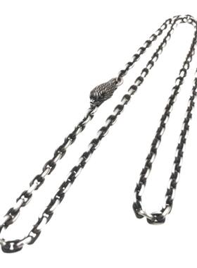 渡鸦专属纯银无缝焊接鹰头钩项链