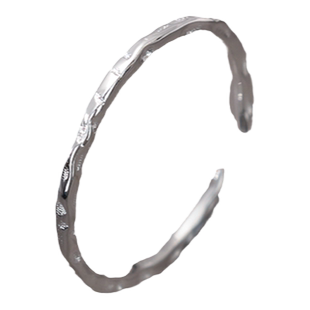 925纯银糖纸戒指女轻奢小众设计食指戒素圈指环时尚个性尾戒戒子