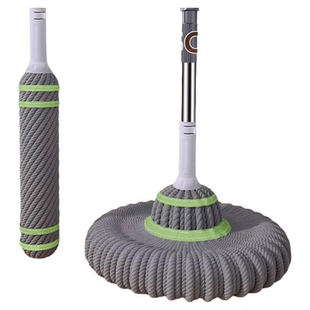 免手洗自拧水拖把2025新款家用老式拖布棉线拖把吸水墩布拖地神器