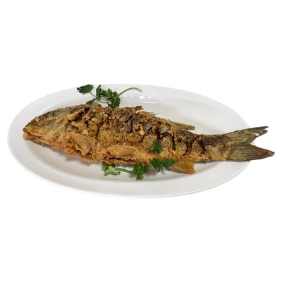 微山湖四鼻鲤鱼油炸挂糊贡鱼