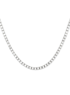 满钻网球链欧美hiphop说唱项链