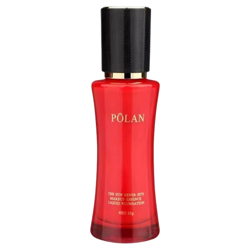 POLAN珀澜红宝石柔雾遮瑕日不落持妆粉底液水润不假面官方旗舰店