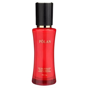POLAN珀澜红宝石柔雾遮瑕日不落持妆粉底液水润不假面官方旗舰店