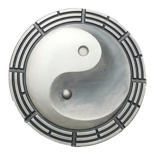 八卦纯银皮带扣九宫八卦太极平滑扣老子出山道家足银扣头原创设计