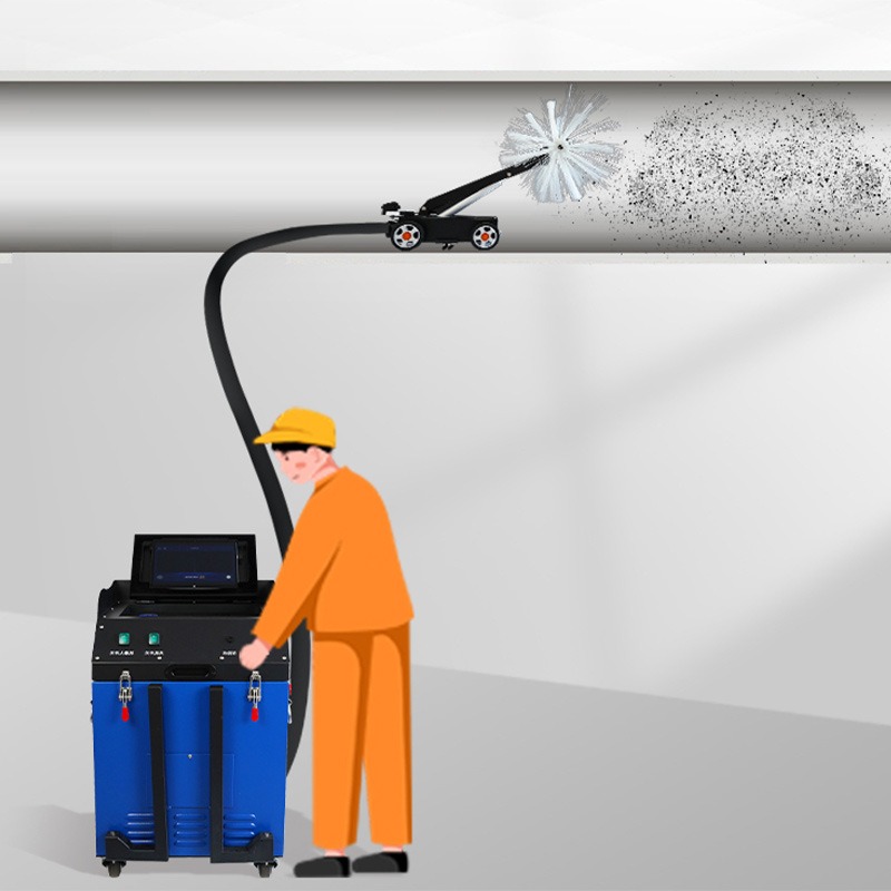 商用智能通风管清洗机器人工业空调耐磨监控多功能风管清扫机器人