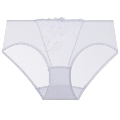 3条179元|爱慕一路生花内裤女棉底裆抗菌性感蕾丝中腰平角裤