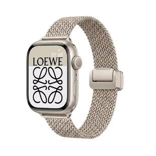适用华为watch fit5表带金属麦穗磁吸华为fit4手表带链卡扣款高级感fit5pro女生watchfit3表带智能运动夏天