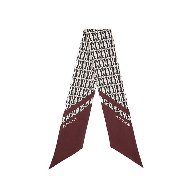 Bally/巴利时尚女士桑蚕丝丝巾