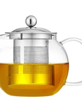 美斯尼茶水分离泡茶壶耐热玻璃壶