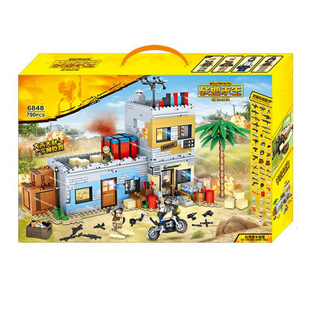 2026适用乐高拼装男孩子吃鸡系列10岁儿童益智军事特警汽车玩具