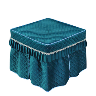 烤火桌子罩套正方形电烤炉家用取暖罩麻将机桌布罩围布桌套电炉罩