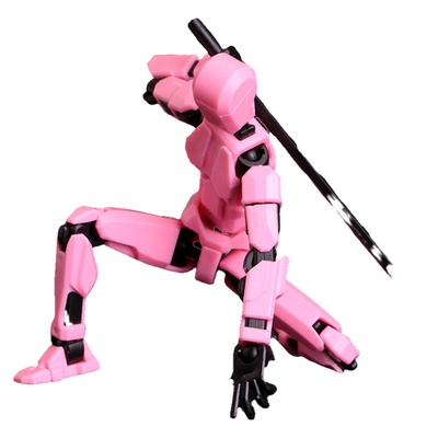 第3代幸运人偶13关节可动3D打印