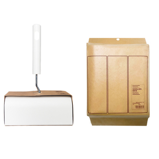 MUJI无印良品衣服宠物猫狗替换粘毛纸滚筒便携清洁滚轮地毯清洁纸