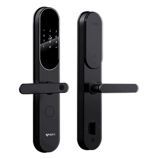 公牛智能门锁指纹锁家用防盗门锁半自动智能锁密码锁电子锁Z32P