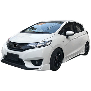 14-16款新飞度GK5 专用改装大小包围后扰流板包角前唇侧裙后唇铲