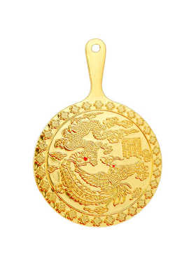 龙凤镜结婚新娘新郎镜压腰护身镜