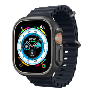Spigen 适用于苹果Apple Watch Ultra2/3手表保护壳轻薄防摔Watch Ultra保护套49mm透明边框硬外壳潮