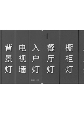 撕膜留字开关标识贴金银文字