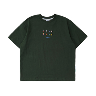 Battles 昆虫标本刺绣凉感短袖T恤Sorona®夏季宽松休闲美式复古