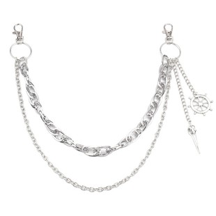 裤链亚文化饰品哥特嘻哈朋克风暗黑尖嘴鸟头腰链个性嘻哈裤子配饰