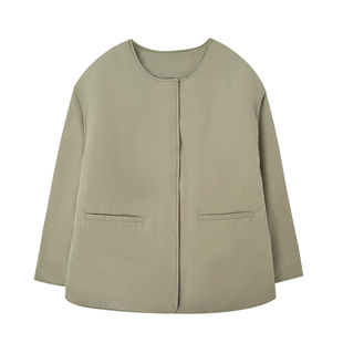 梵朵大码女装16723冬季法式高级洋气宽松外套保暖个性休闲外套女