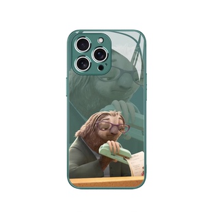 新款树懒闪电手机壳适用苹果17air情侣iPhone16疯狂动物城2周边15plus高级感14简约13卡通12黑色11玻璃x/8/7