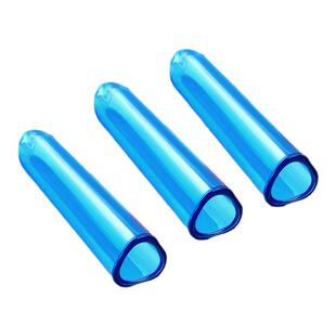 杰利三角笔套透明铅笔帽儿童铅笔套笔杆套加厚防丢保护套铅笔盖创意铅笔握笔延长器幼儿园小学生通用笔盖笔帽