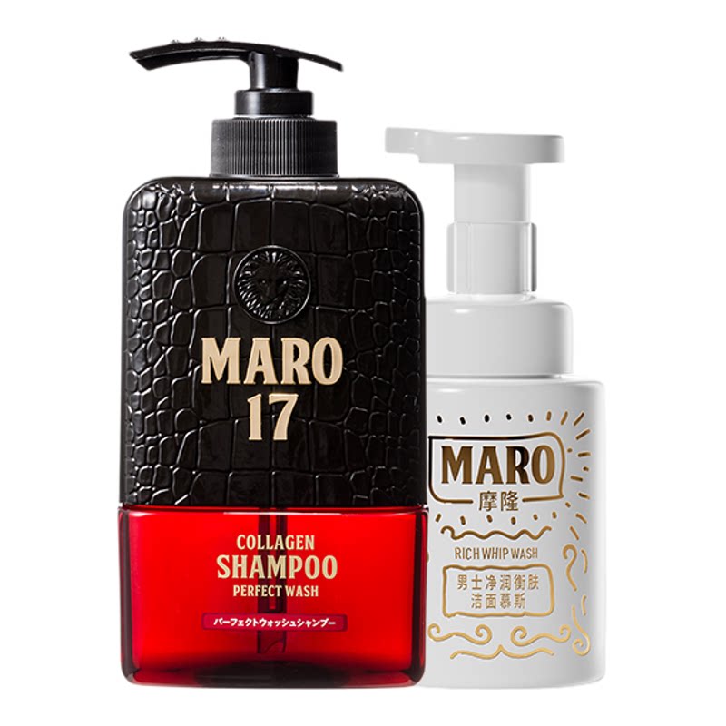 MARO17摩隆控油清爽洗发水净润衡肤洁面慕斯一冲即净舒润不紧绷