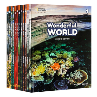 美国国家地理英语教材Wonderful World 缤纷世界第二版1/2/3/4/5/6级别 正版进口 美国小学英语教材 NGL国家地理出版
