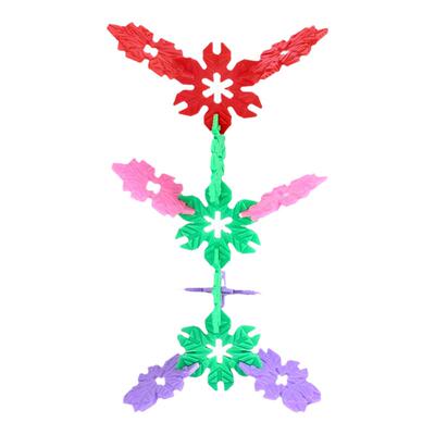 儿童雪花片心柠晨悦积木6岁