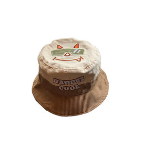 儿童渔夫帽子2025新款秋冬季大男孩宝小痞帅气炸街中潮酷超好看的