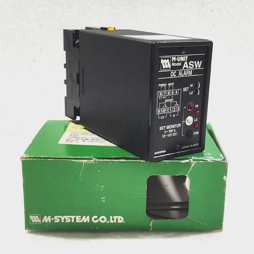 M-SYSTEM CO LTD MODEL ASW DC ALARM MONITOR ASW-6-C