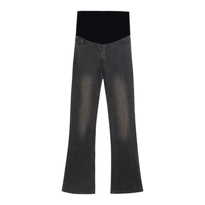 布衣妈咪复古显瘦孕妇喇叭牛仔裤