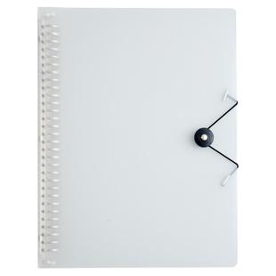 B5活页本可拆卸网格笔记本子A4方格26孔考研A5替芯铁环本子厚大学生加厚线圈本外壳夹简约空白横线康奈尔内页